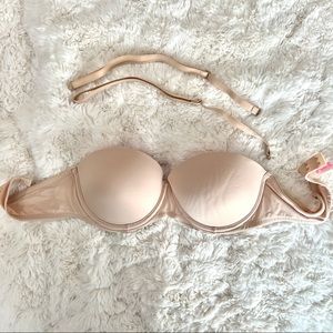 PINK Strapless Push-Up Bra